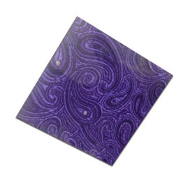 Dark Blue Paisley Design Pocket Square